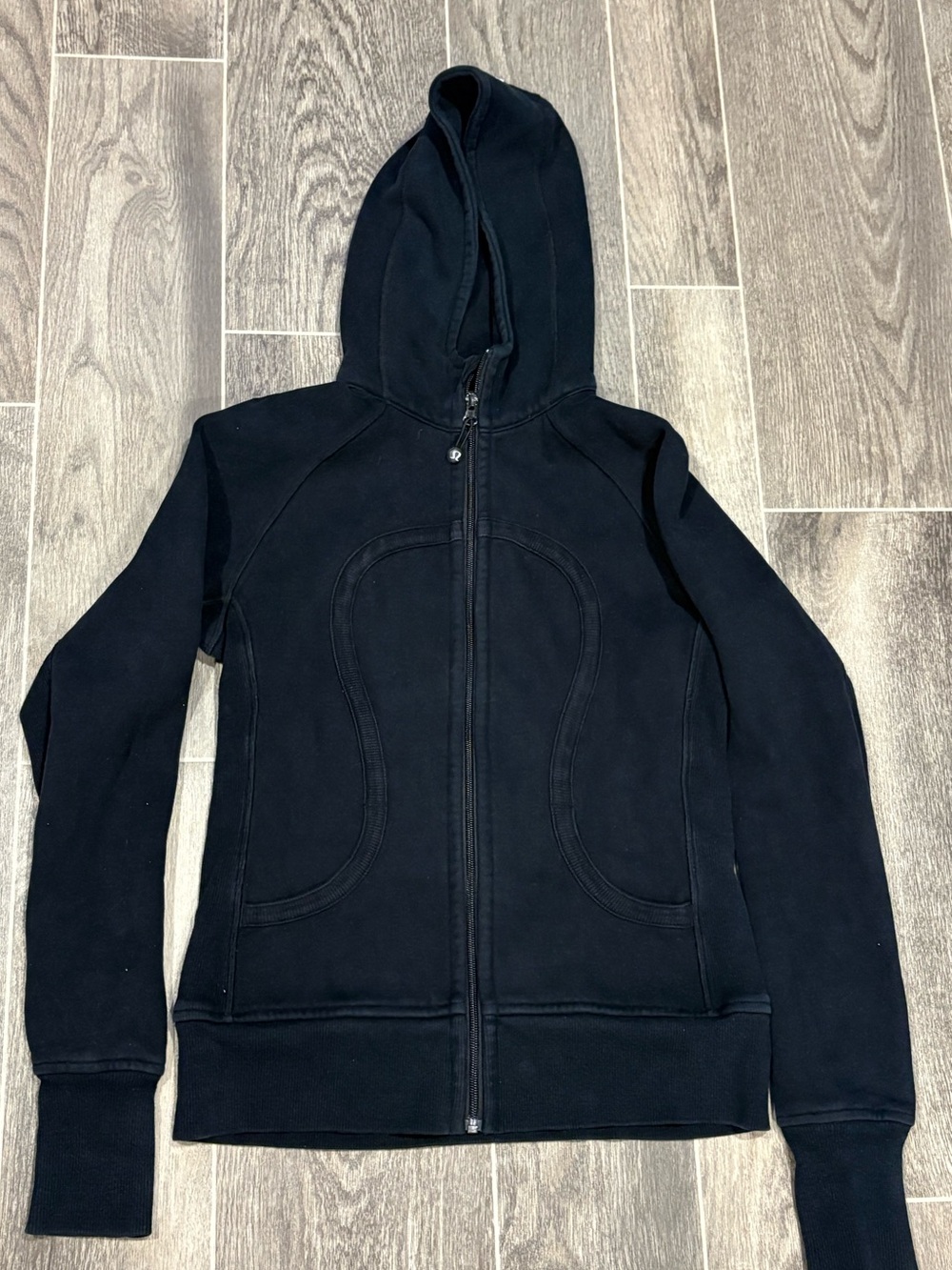 Lululemon Scuba Black Hooded Zip Sweater